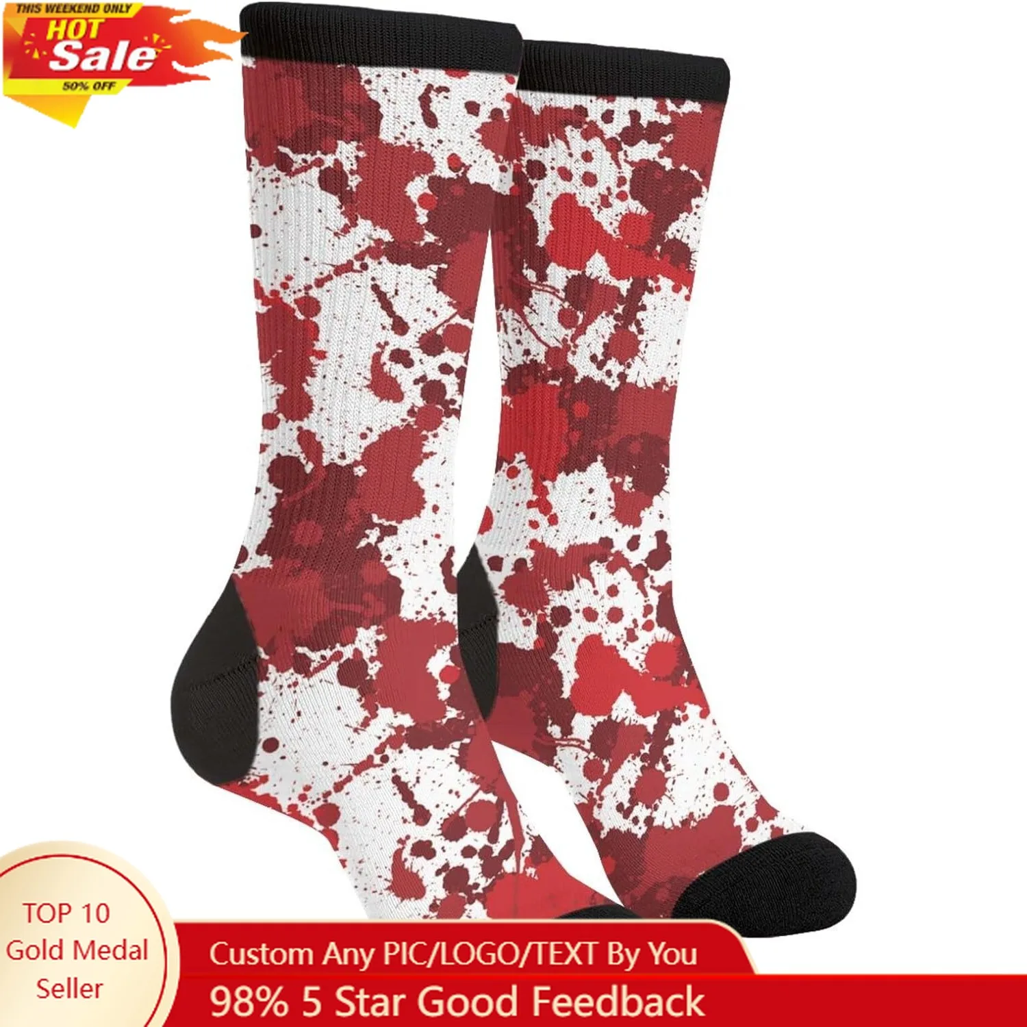 

Men'S Women'S Sports Fun Fancy Novelty Socks