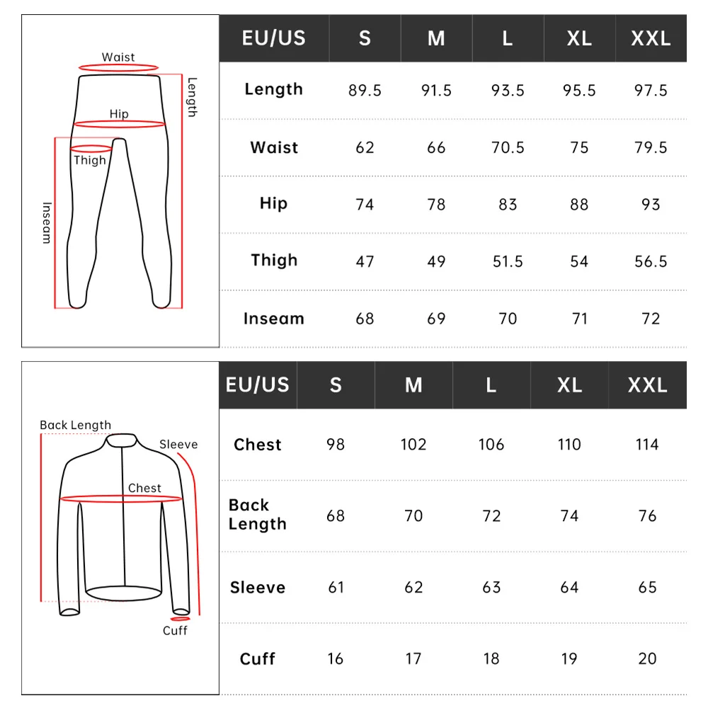 RION Cycling Men Jersey Set Winter Breathable Jerseys Men\'s Long Sleeve Shirt For Bicycle 3D Pad MTB Clothing Quick Dry