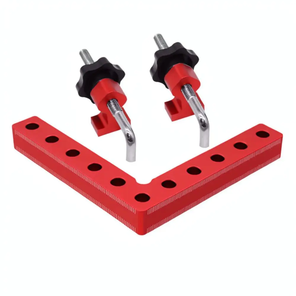 High Precision Aluminum Alloy Right Angle Clamp For Temu Woodworking Square Ruler Fixing Tool Cabinet Frame Assembly Aid
