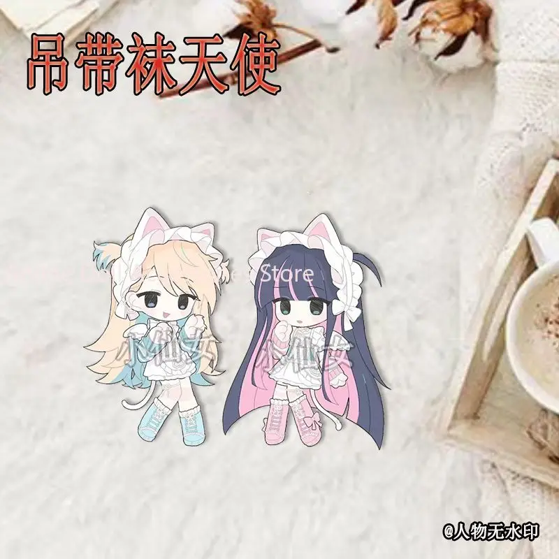 

Акриловая брошь-значок в стиле аниме по мотивам «Panty & Stocking with Garterbelt», мультяшные значки, украшение для рюкзаков и одежды, аксессуары для рукоделия