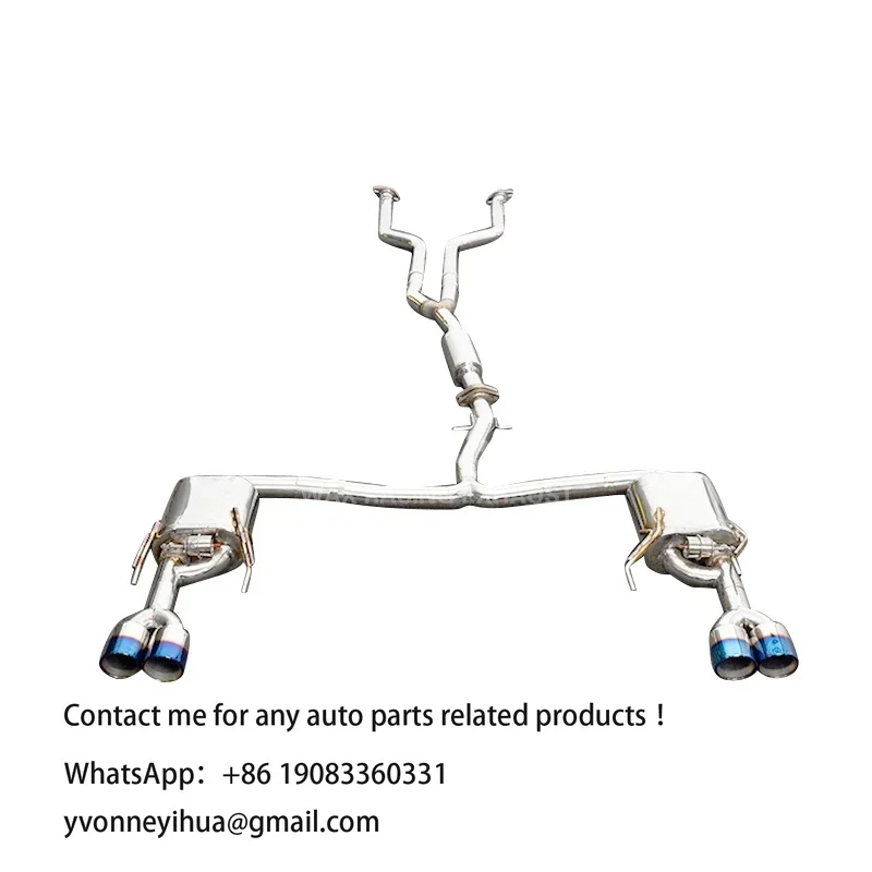 Performance Valvetronic Uitlaatsysteem voor Lexus IS250 IS300 IS350 IS350H 2013-2021 Catback Uitlaatdemper Pijp