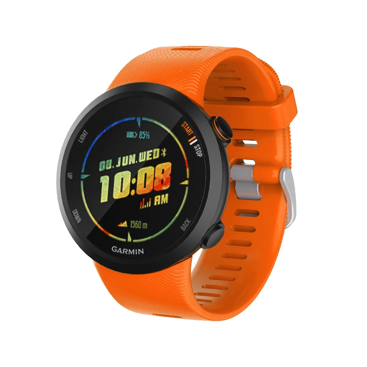 สายนาฬิกาซิลิโคนสําหรับ Garmin Forerunner 45 45S สมาร์ทนาฬิกาสร้อยข้อมือ Correa Garmin Swim 2 สายรัดข้อมือเข็มขัด