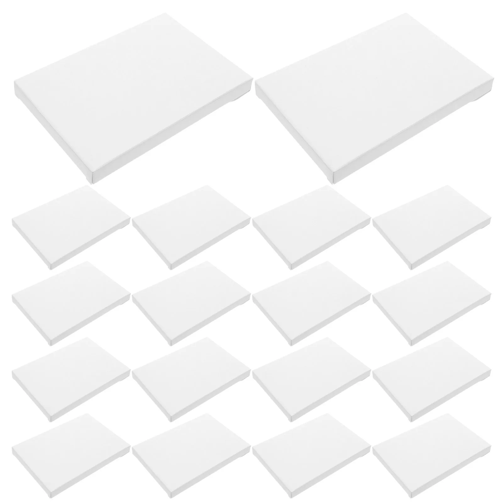 50 Buah Kotak Penyimpanan Kartu Kertas Kraft Organizer Kartu Pos Tempat Amplop Kosong Kartu Ucapan Wadah Penyimpanan Foto Dokumen