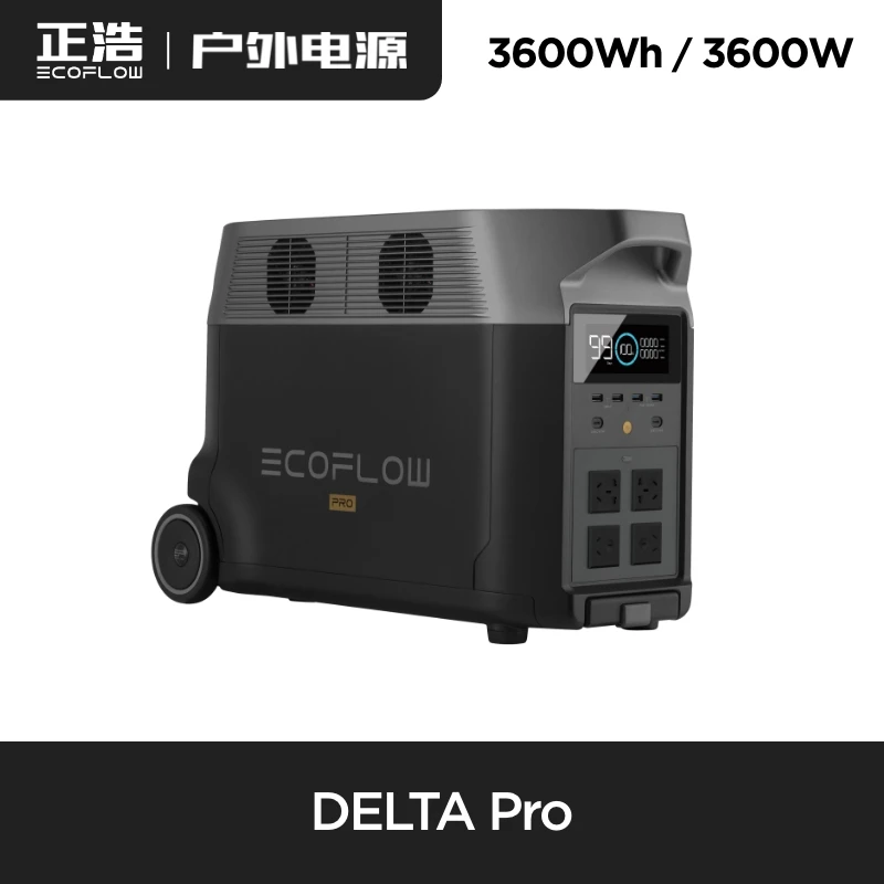 EcoFlow Delta Pro Outdoor Mobile Power 220V Household Emergency Power Outage Power Limiting Standby High Power Capacity Battery