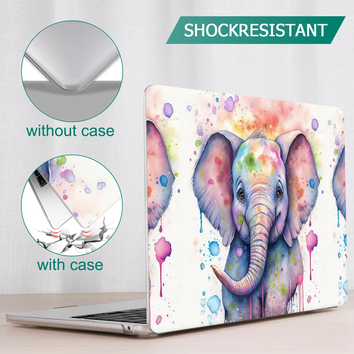 Cuteness Hard case for MacBook M4 2025 M2 M1 2023 Air 15 13 A2941 A2681 A2337 Pro 13 14 16 A2338 A2779 A2780 A2251 A2289 Pro15