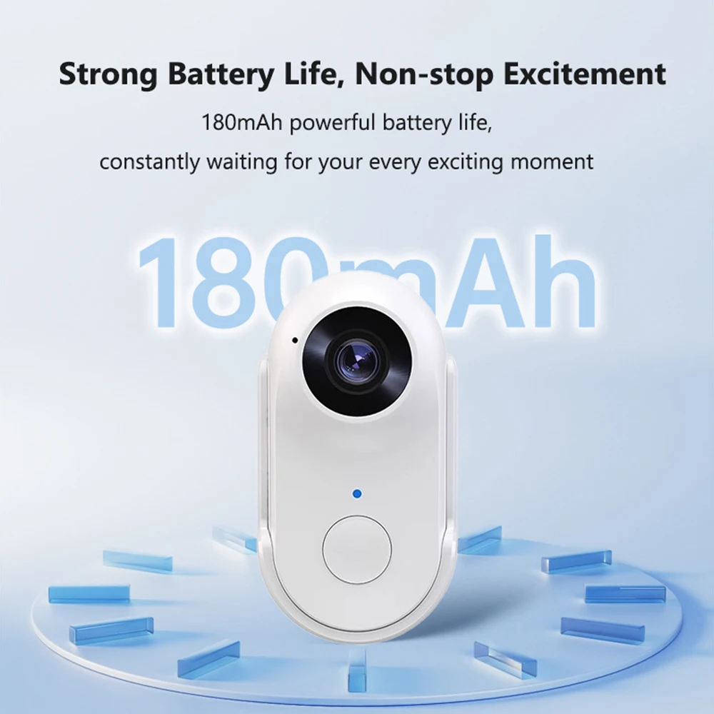 1080P WIFI Thumb HD Camera Sports Camera With 120 Degree Wide Angle Lens Action Cam Anti Shake Cycling Motorcycle Pet Recorder - Image 4