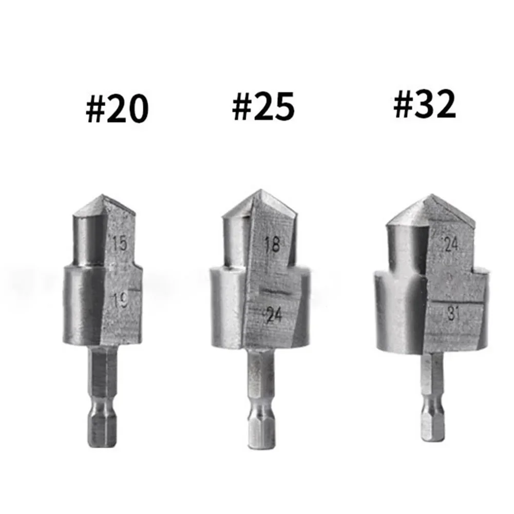 1pc 6.35mm Hexagonal Shank Drill Bit Water Pipe Expansion Drill Punch For Plumber Water Pipe Puncher Drill Bit Hand Tool
