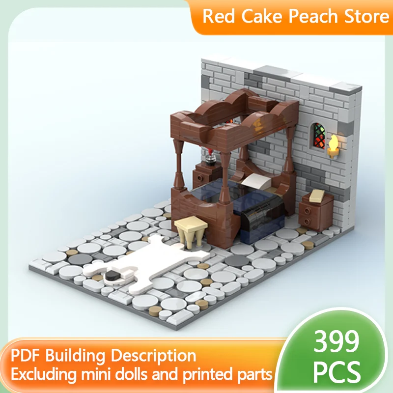 

City Street View Model MOC Building Bricks House Bedroom Scene Modular Technology Children Holiday Gifts Assemble Toys Suit