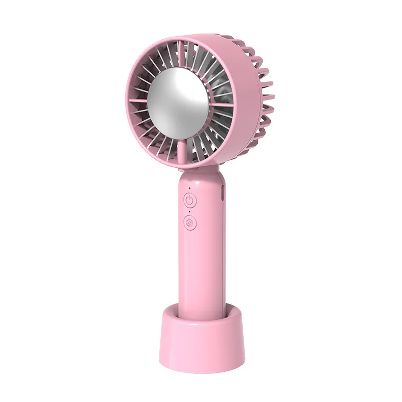 Mini USB Rechargeable Fan Handheld Semiconductor Cooling Fan Mini Pocket Desktop Fan for Girls, Kids hand fan