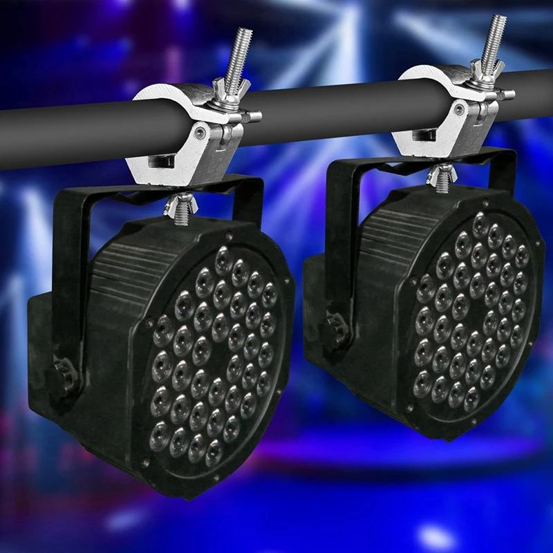 Paquete de 4 abrazaderas de luces de escenario, abrazaderas de luz de armazón de aleación de aluminio para tubo/tubo OD 28Mm-36Mm para focos de luces Par