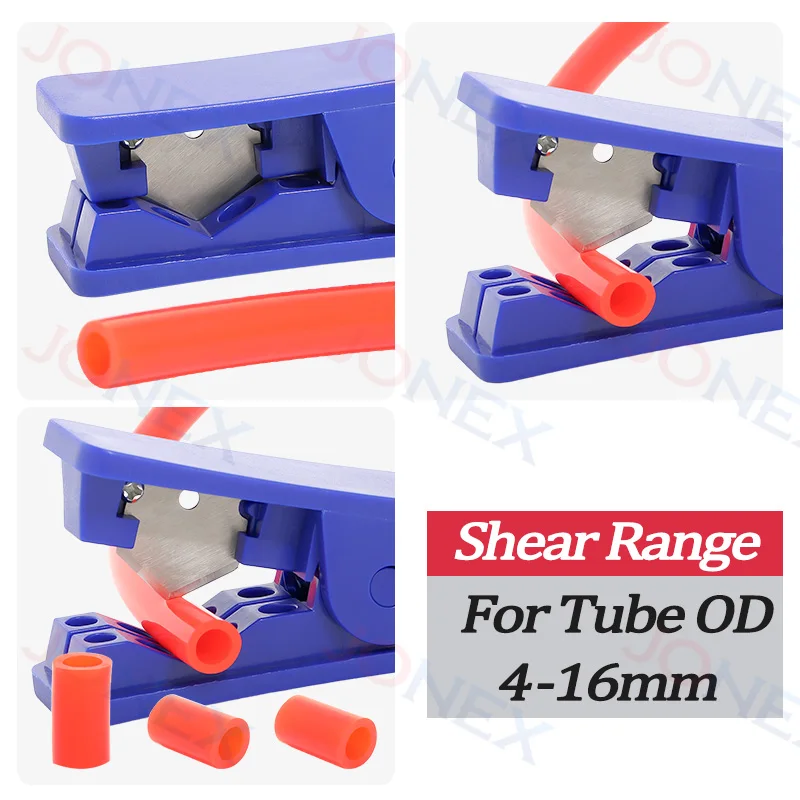 1PCS Hose Cutter Nylon PE Plastic Pipe Tube Tubing Scissor PVC PU Rubber Silicone Pneumatic Tool Cut Up To 16mm