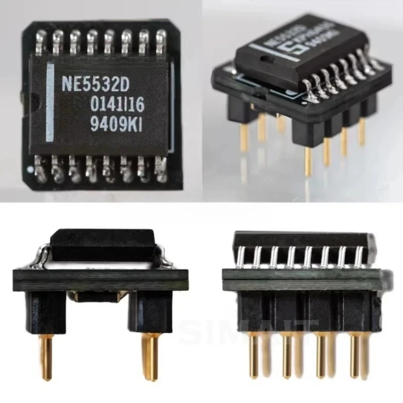 Dual Op-Amp NE5532D High-Fidelity Large Dynamic Sound SOIC-16 for Audio PCB Amp Upgrades