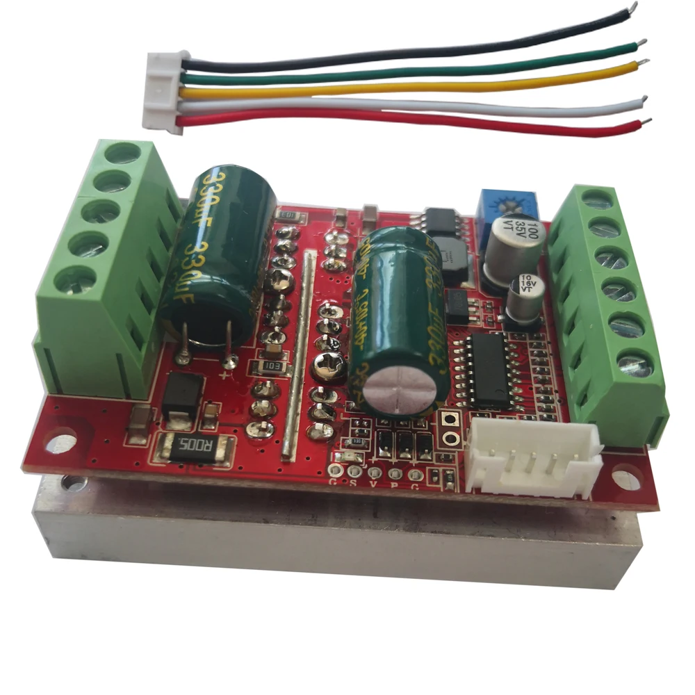 DC 9-60V 400W BLDC Three Phase DC Brushless Motor Controller PWM Hall Motor Control Driver Board 12V 24V 48V