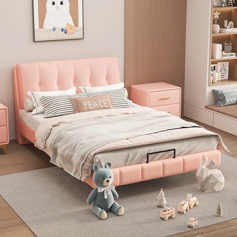 عرض الخشب الملكة سرير مزدوج غرفة نوم لينة الراقية إطار سرير أوروبي بيع التوأم العصرية الفاخرة الأميرة Beliche صالون الأثاث #2