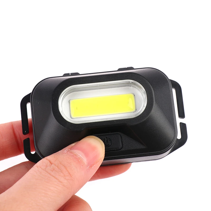 Mini COB LED Headlamp 3 Modes Waterproof Headlight Flashlight Torch Lanterna