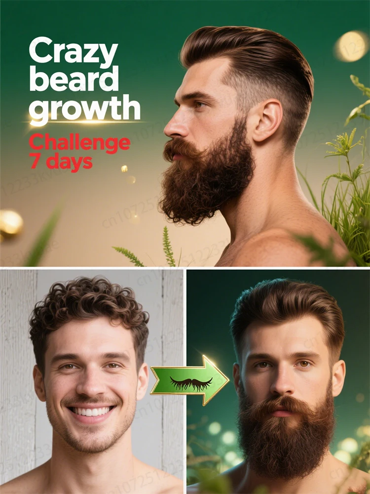 Say goodbye to the embarrassment of sparse beard, this growth essential oil will help you grow a satisfactory beard