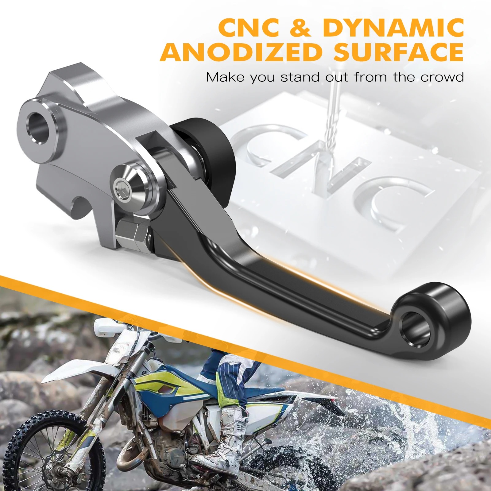 For GasGas EC300 EC250 EC 250 250F 300 350F 450F 500F 2021-2024 2023 Folding Brake Clutch Lever Handle ES350 ES500 EW500F 2024
