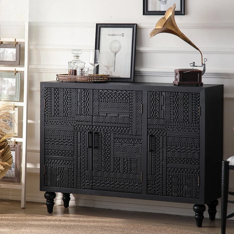 Solid flower side personalized creative aisle cabinet wind store cabinet