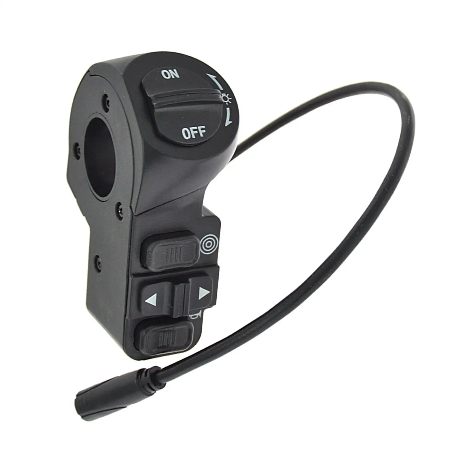 3 in 1 Bike Switch Turning Light Switch Handlebar Grip Control Accessories Replaces Trumpet Switch for Mountain Bike