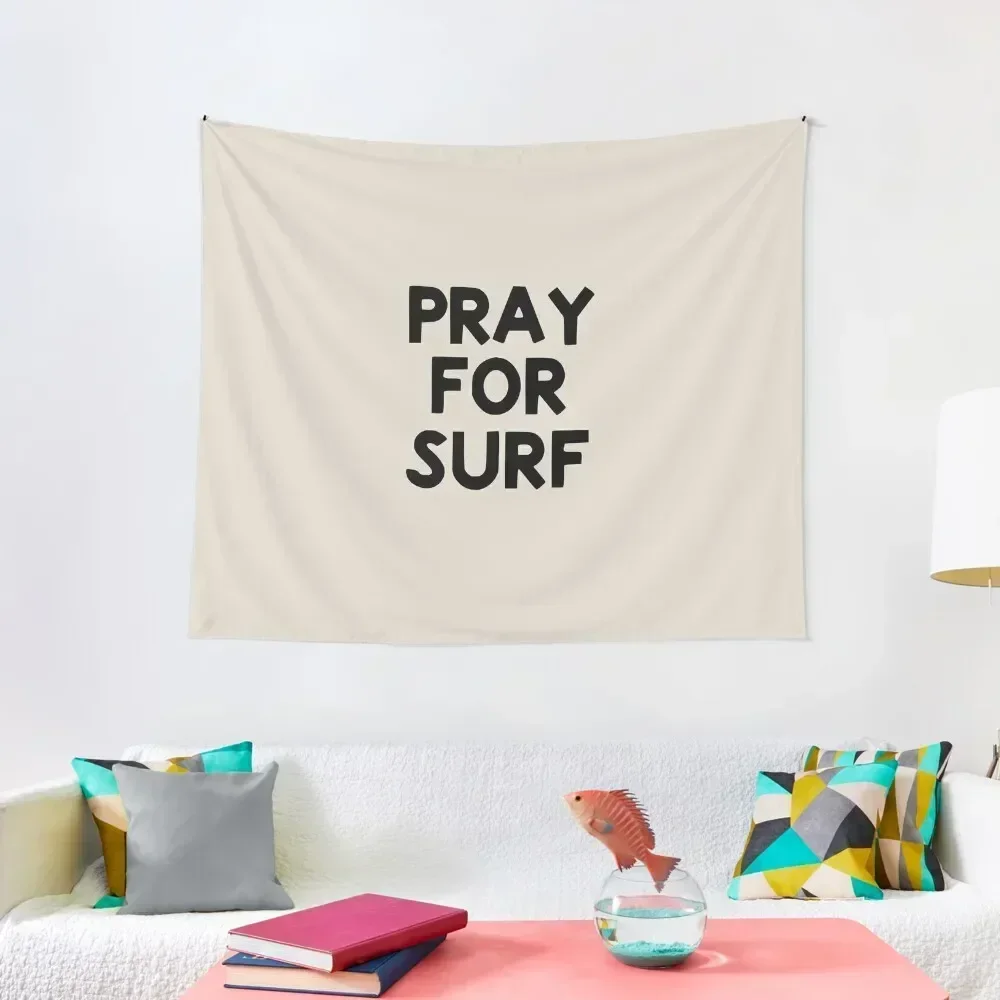 

PRAY FOR SURF Tapestry Kawaii Room Decor Room Decor Aesthetic Wallpaper Bedroom Tapestry