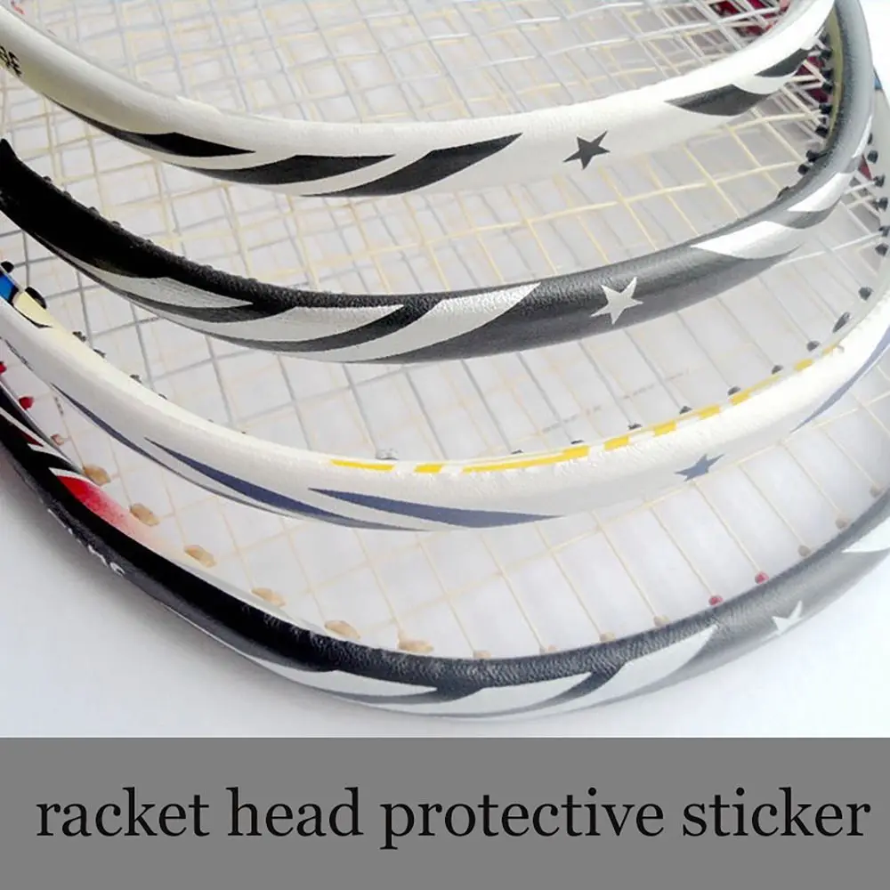 Self Adhesive Badminton Racket Head Protection Anti-Friction Badminton Accessories Racket Frame Protector Racket Line Protection