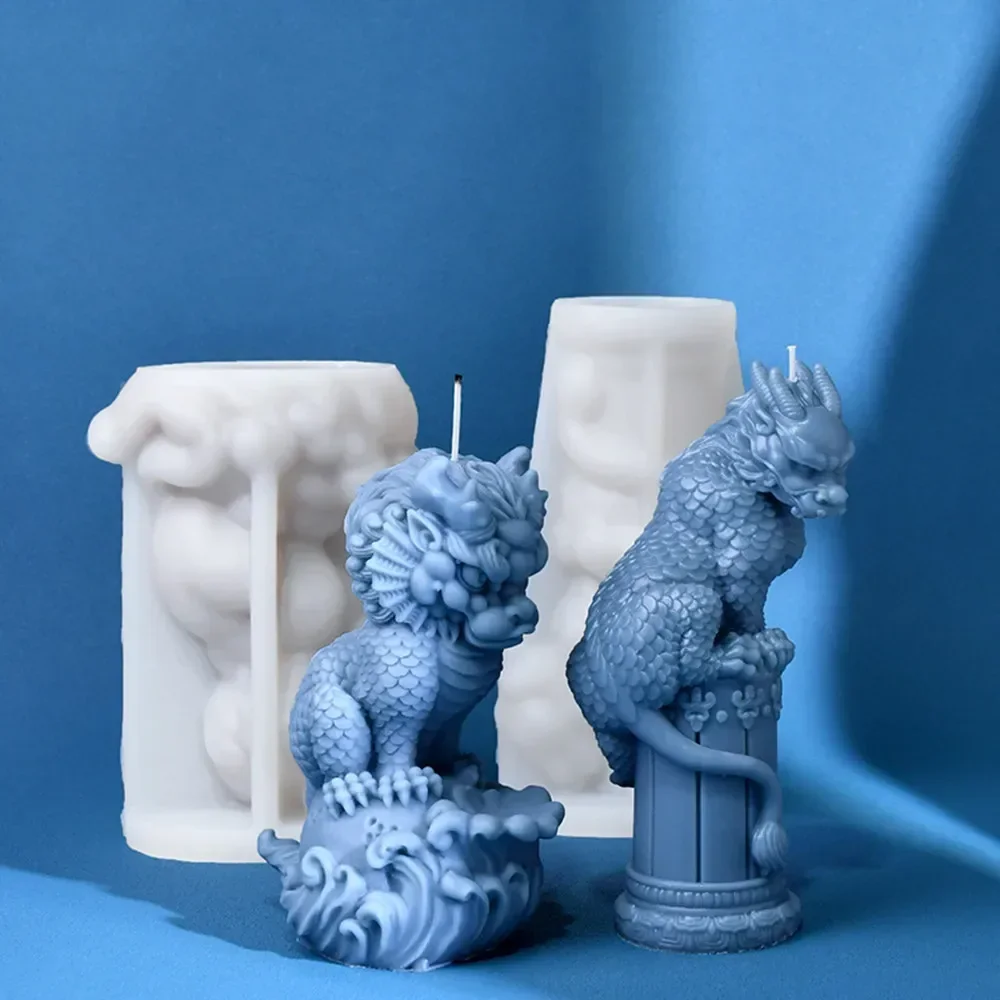

ThreeLetterDeity scented candle silicone DIY lion carnation accessories hand-expanding carnation car gift