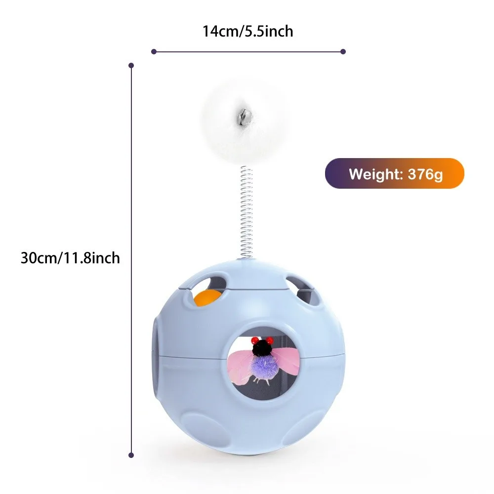 جديد زغب الكرة القط لعبة بهلوان ترفيه القطط لعبة تفاعلية القط إغاظة الكرة متعددة الوظائف مستلزمات الحيوانات الأليفة لعبة الحيوانات الأليفة