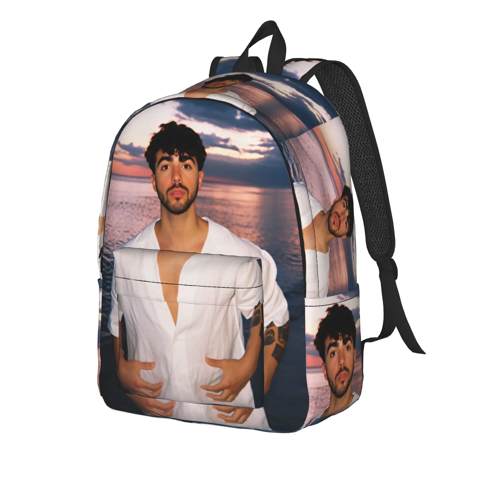 Fede V-Vigevani Backpack Club Misterios Travel Backpacks Student Colorful Large High School Bags Kawaii Rucksack