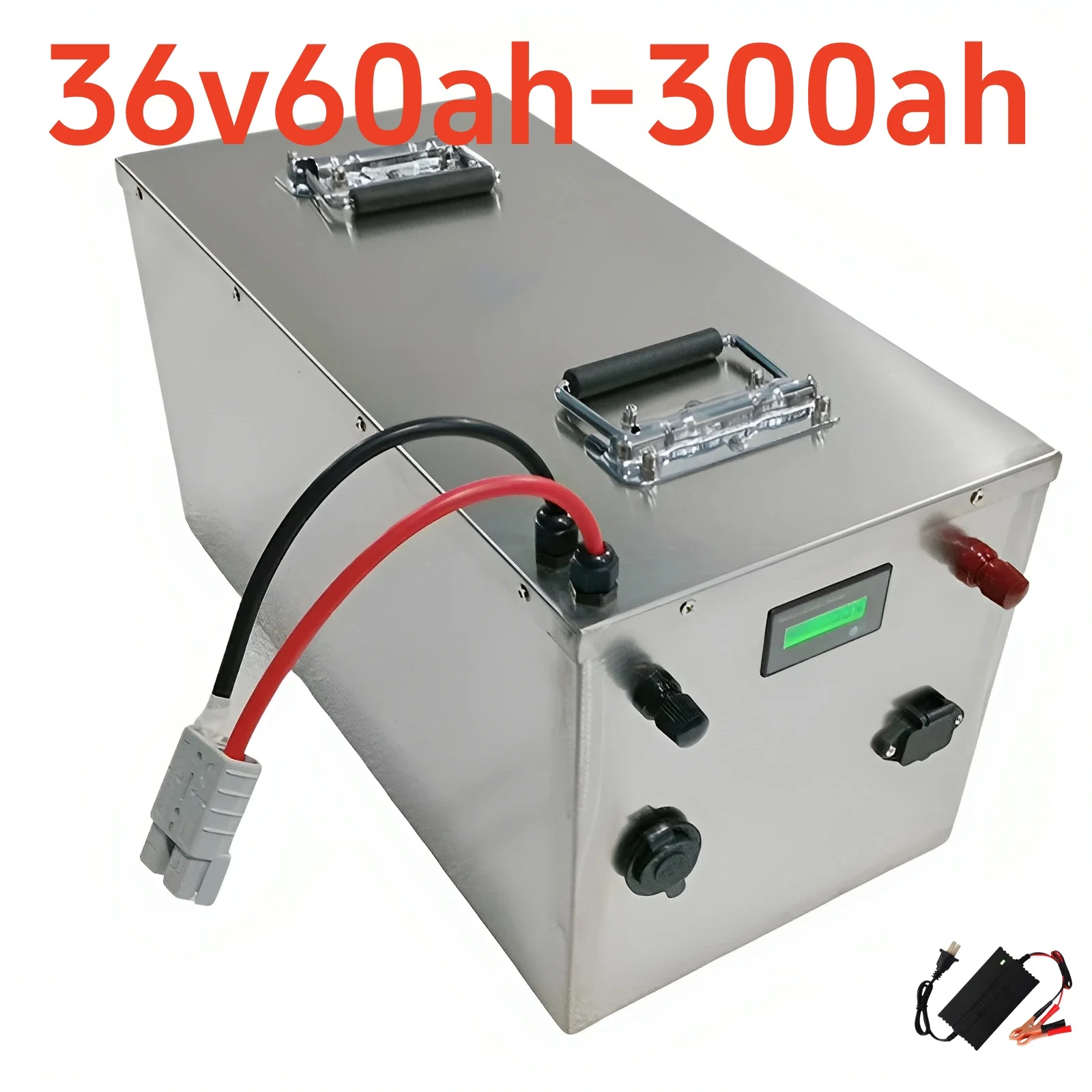 

36V 60AH 80AH 100AH 120AH 150Ah 200AH 300ah LifePo4 Lithium Battery, 3000w Golf Cart, Electric Vehicle+Charger