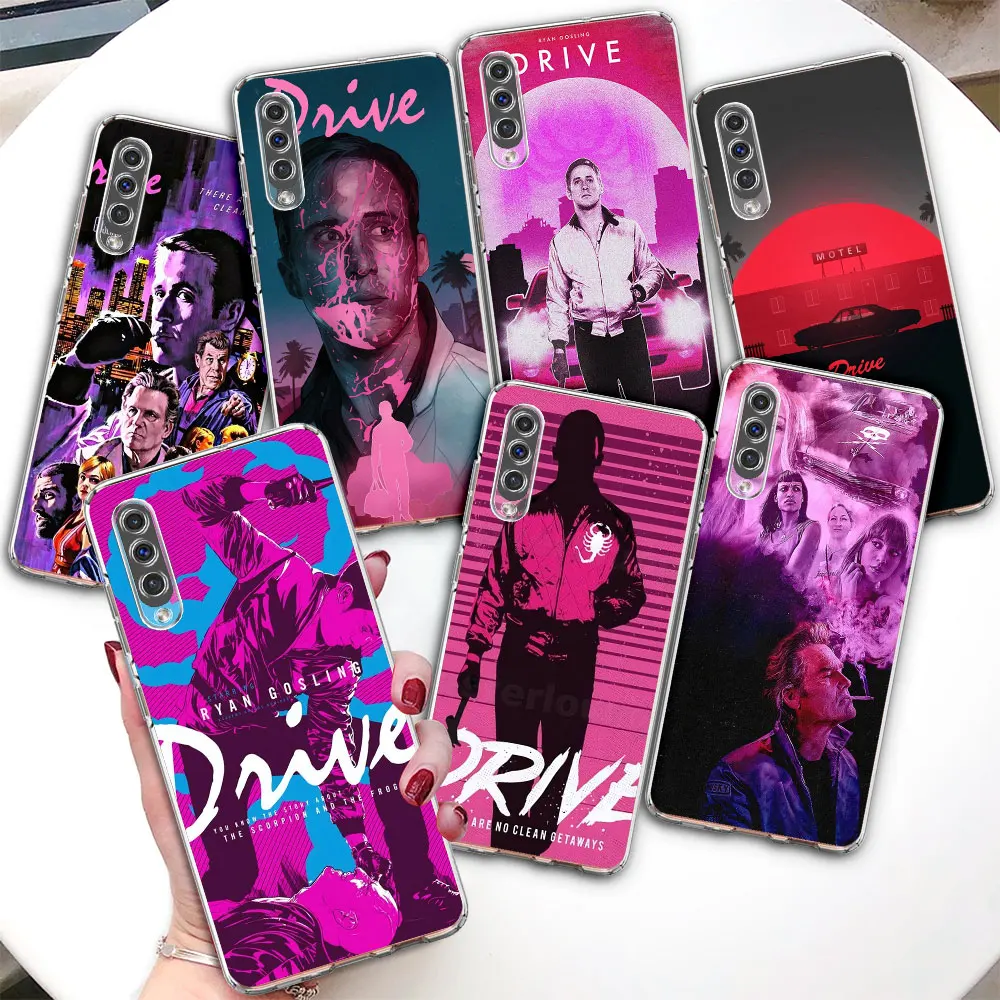 Movie Drive Ryan Gosling Art Case for Samsung Galaxy A70 A70s A20e A30s A8 A40 A50 A50s A20 A30 A7 A6 Clear Soft TPU Phone Cover