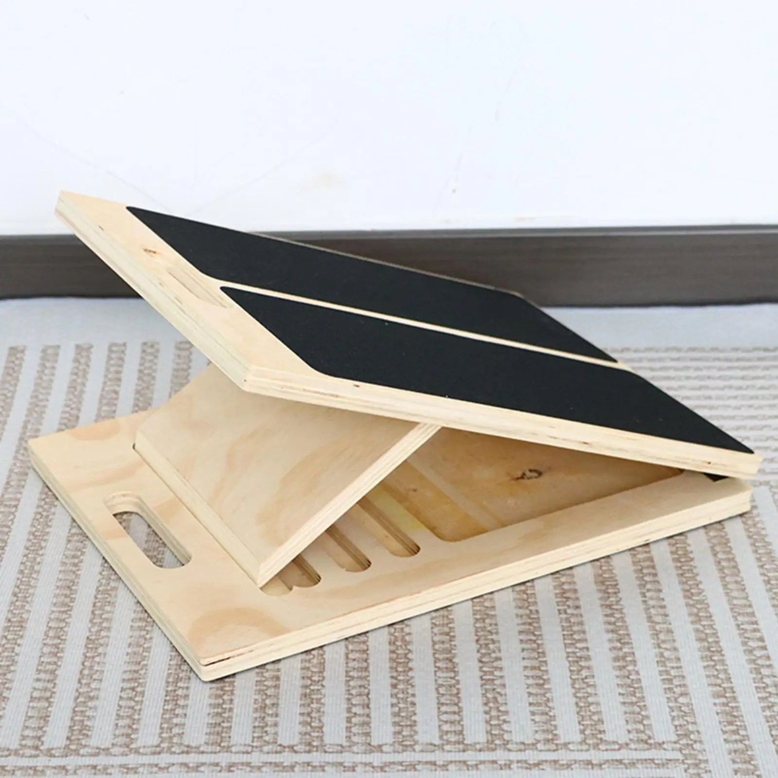 

Adjustable Slant Board Calf Stretcher Wooden Folding Storage Calf Stretching