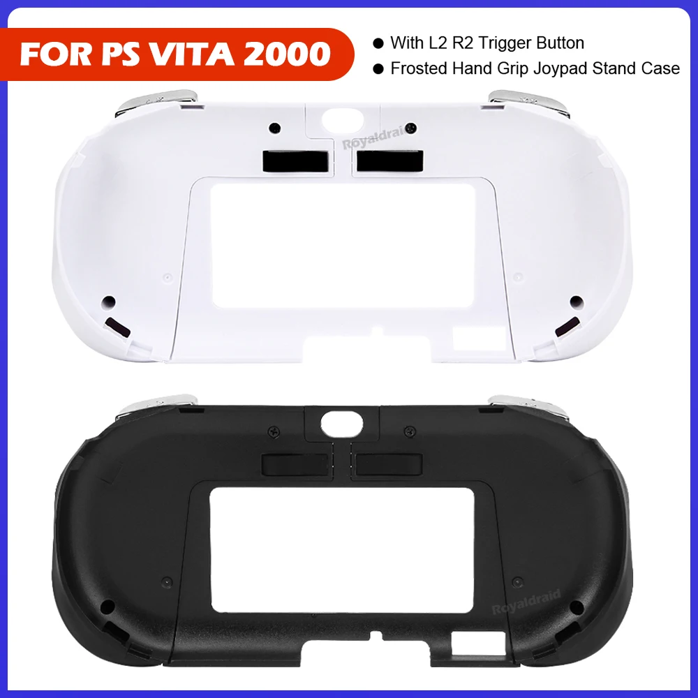 Gamepad Hand Grip Joystick Stand Shell Case Protector with L2 R2 Trigger Button For PS VITA 2000 PSV 2000 Slim Game Accessories