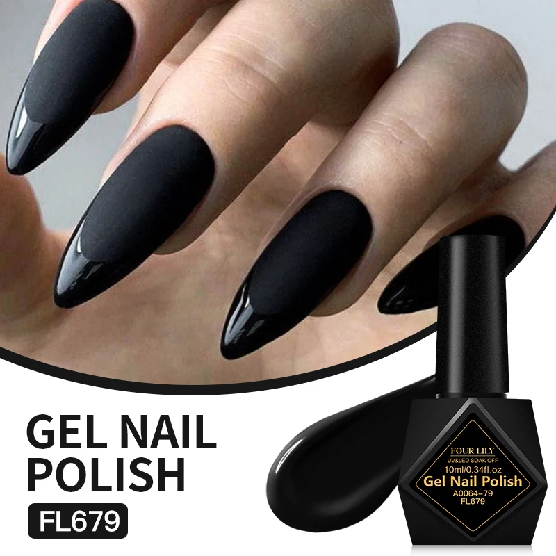 10 ml Vier Lelie 162 Kleuren Nagel Gel Polish Semi Permanente Nail Art Manicure Losweken LED UV Gel nagel Levert Art Vernis - afbeelding 1