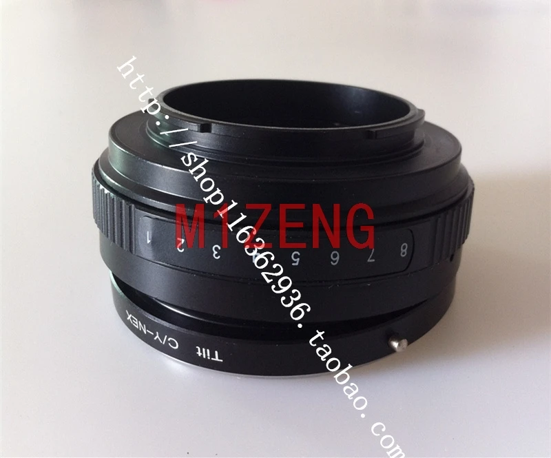 tilt adapter ring for cy c/y Contax Yashica lens to sony E mount nex NEX-3/5/6/7 A7 A7II A7r A7r4 a7r3 A7s A6500 A6000 camera