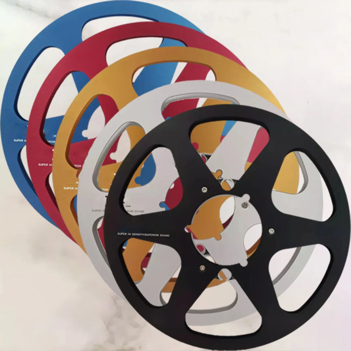 10,5'' 1/4' Zoll helle Metall-Aluminium-Rolle für Reel to Reel Tapes Recorder leere Take-Up-Rolle für Studer ReVox/TEAC/BASF – Detail 2