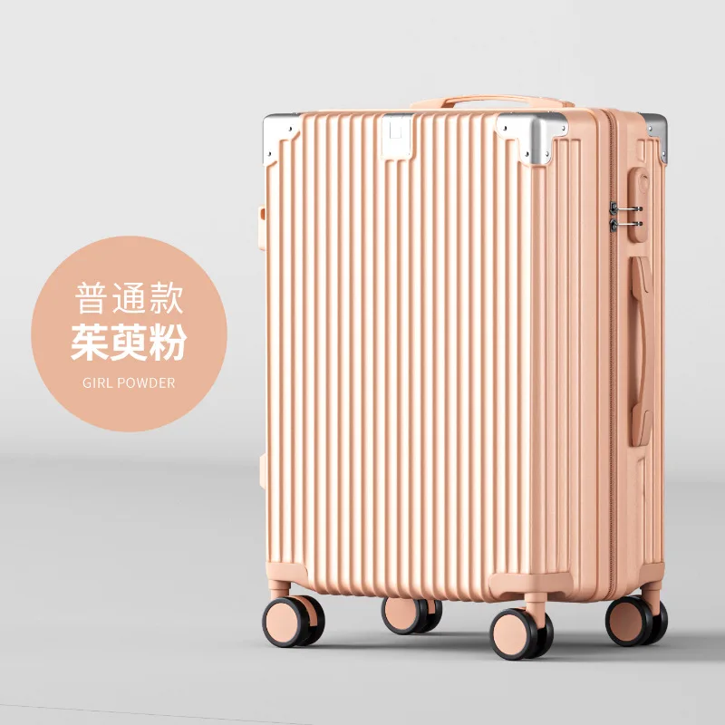 Suitcase Women's multi-functional suitcase 20-inch boarding case trolley case Men's 24-inch password case Leather case
