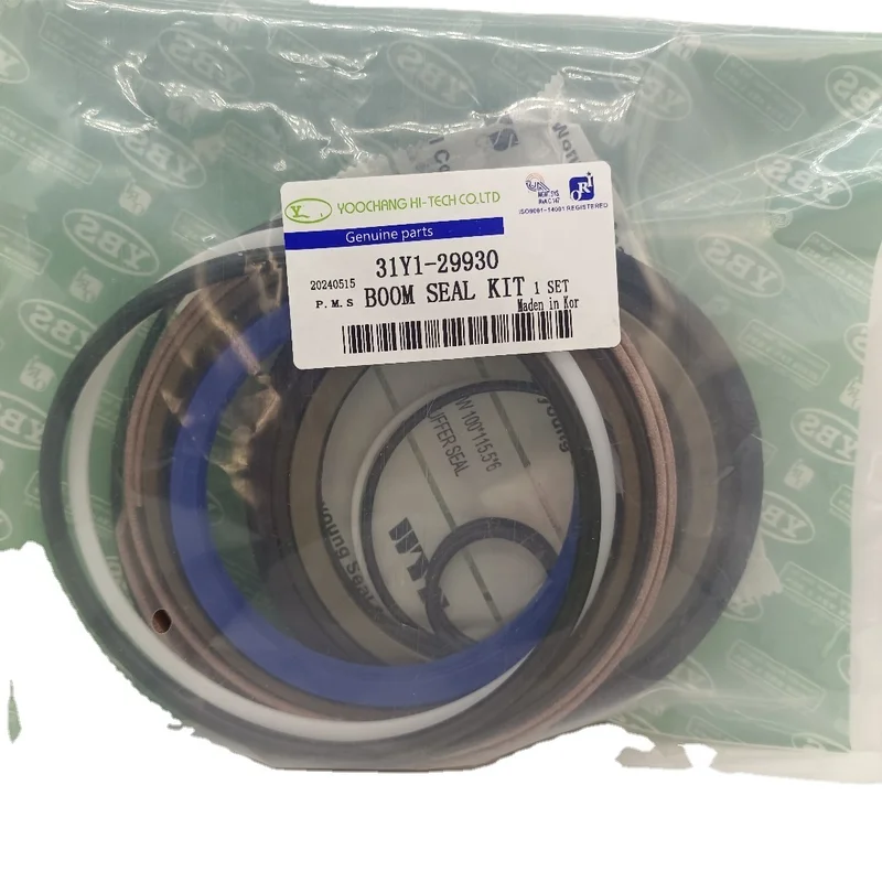 

Excavator Oil Seal R290-9 R300-9 R305-9 Boom Cylinder Seal Kit 31Y1-29930