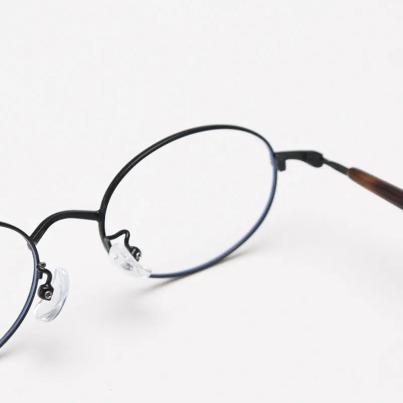 Mimiyou Retro-Stil Ovale Brillengestelle für Damen, Blaulichtfilter Optische Brillen für Herren, Brillengestell mit Klaren UV400 Computerbrillen – Detail 8