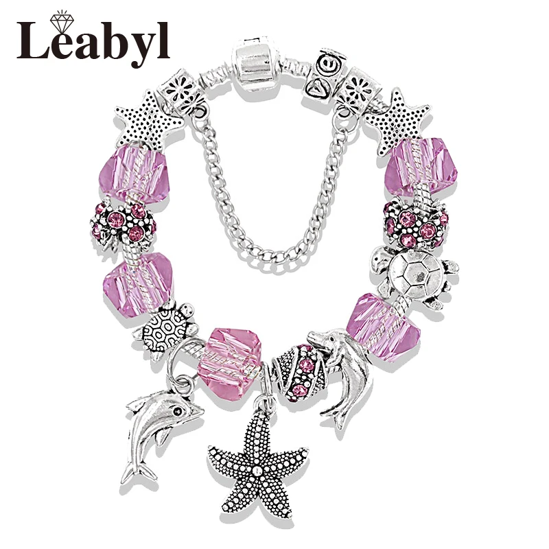 Classic Dolphin Charm Bracelets & Bangles for Women, Gift