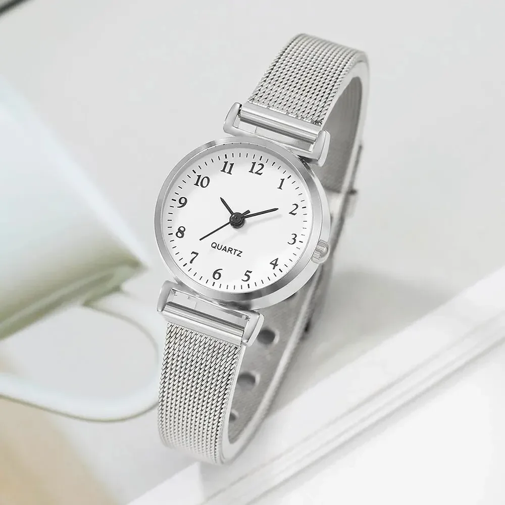 Women Fashion Watch Casual Bracelet Watches Set Ladies Simple Dial Quartz Wristwatches Dress Clock Montre Femme feminino