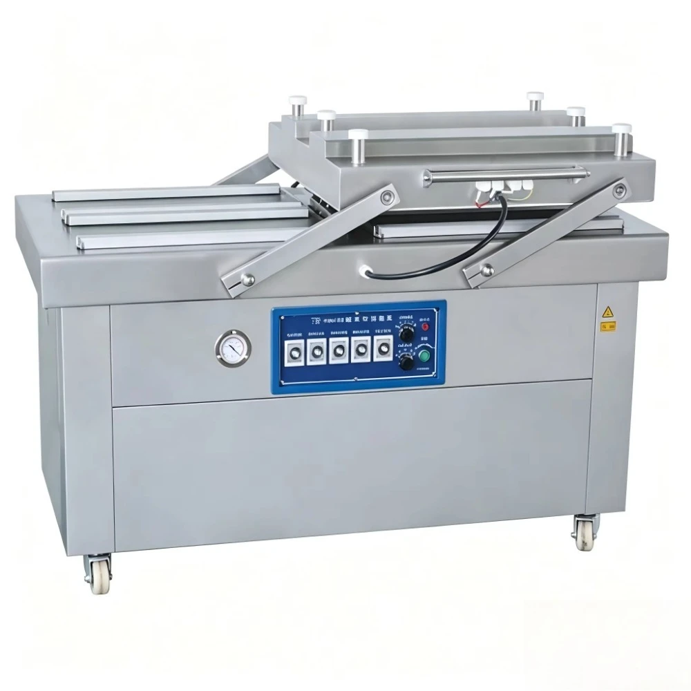 Industrial Grain Pork Tofu Packer Tea Sealer Film Package Vacuum Pack Machine with Cold Type
