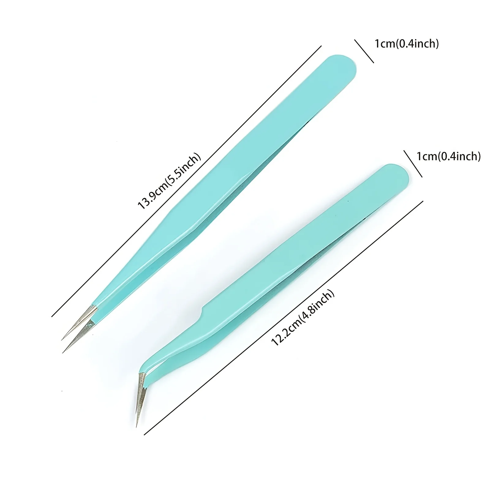 1pc Macaron Stainless Steel Tweezers for Sticker Scrapbooking