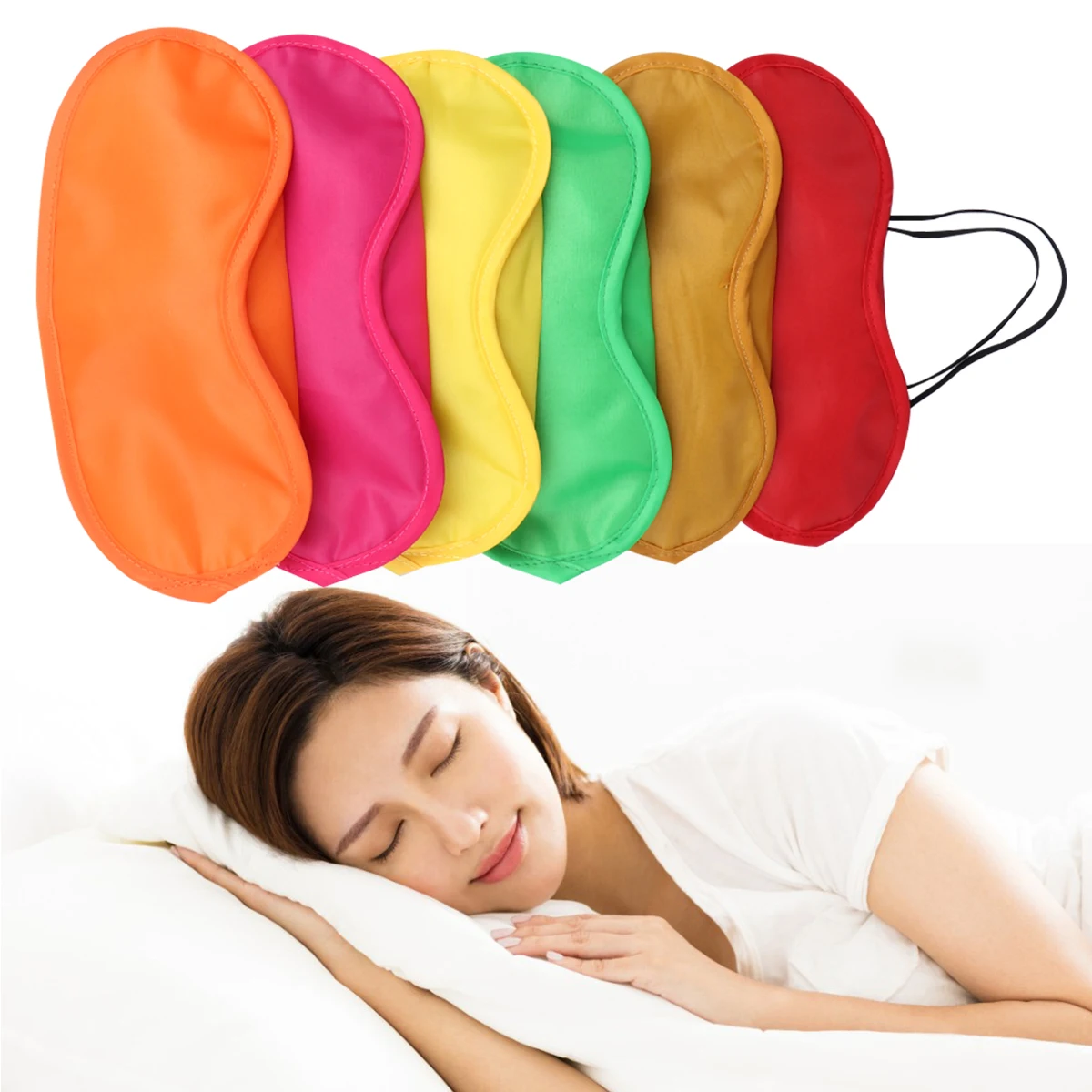 

21pcs Eye Mask Soft Light Blocking Eyeshade For Home Hotel Travel Party Blindfold Game Sleep Accessory Helper