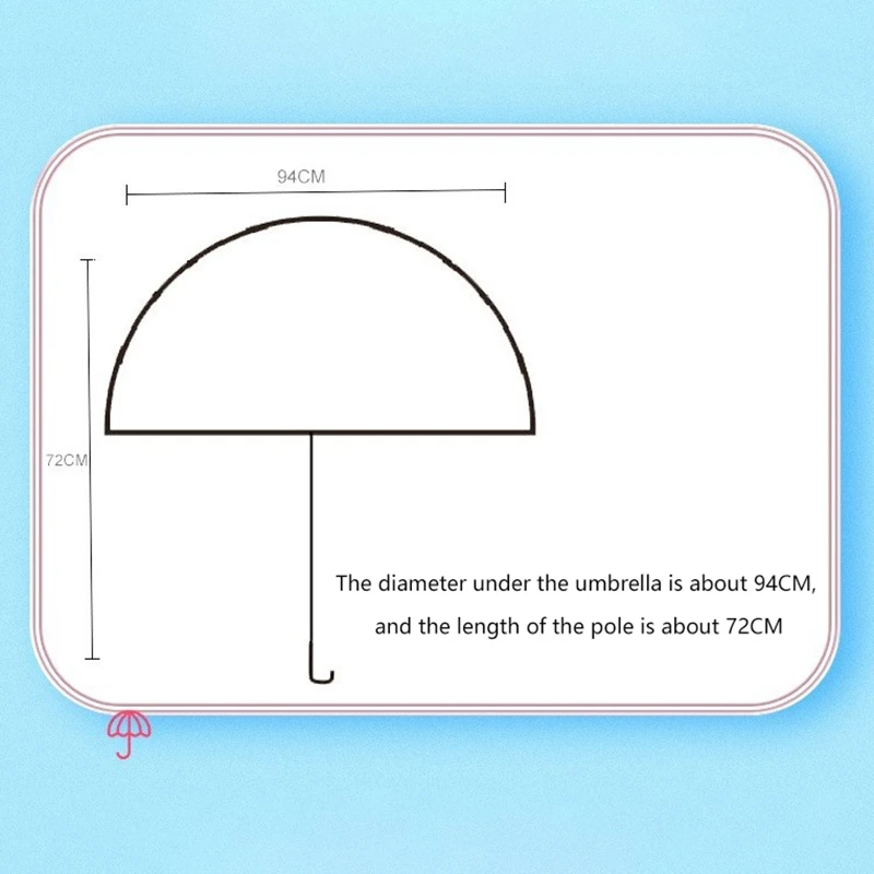 ร่มใส Xiaomi 8 ซี่โครง ร่มกันฝน PVC ด้ามยาว สีสันสดใส โปร่งใส แฟชั่น อุปกรณ์กันฝนสำหรับทุกเพศ ป้องกันสภาพอากาศ