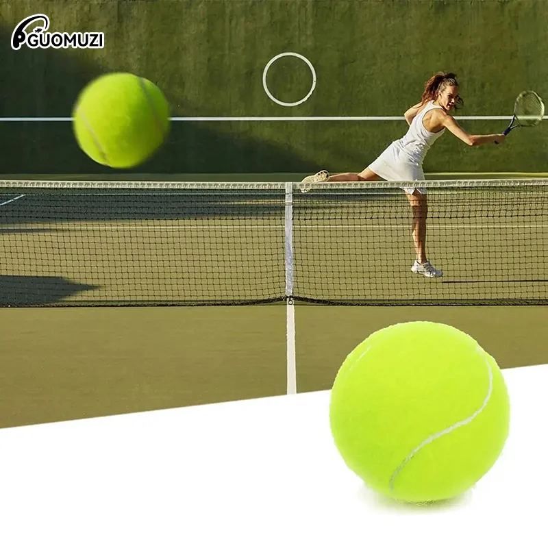 

3 шт./компл. теннисные мячи, износостойкие высокоэластичные волоконные резиновые тренировочные мячи, 65 мм, тренировочный теннисный мяч для начинающих для клуба