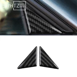 A-pillar Sticker For Dodge Challenger 2015-2020 Carbon Fiber Car Front A-pillar Triangle Decoration Sticker Car Decoration