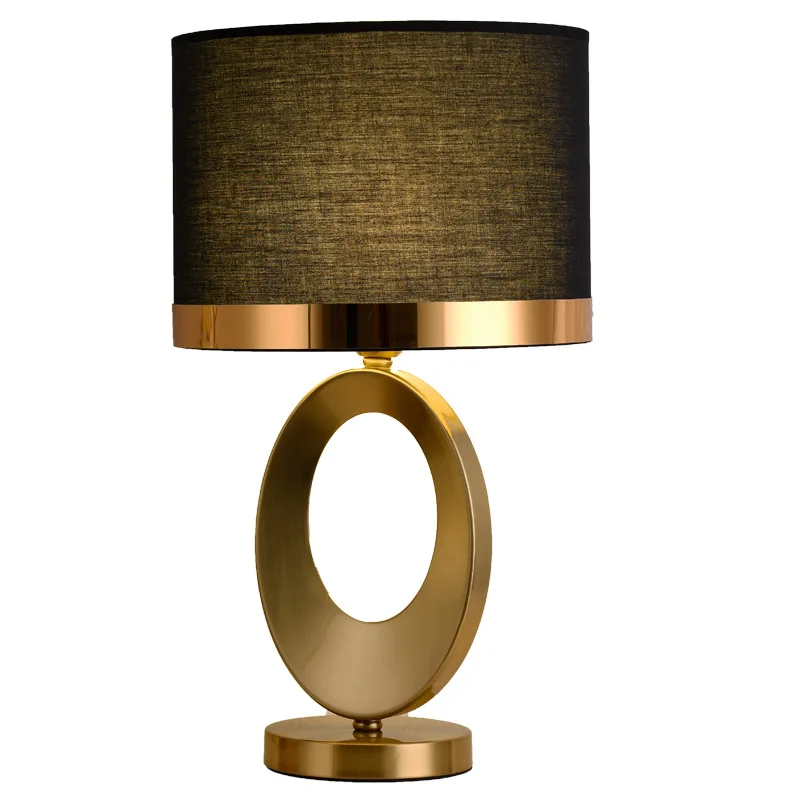 

Nordic ins light luxury small table lamp, creative and simple bedroom, living room and study, modern retro decoration