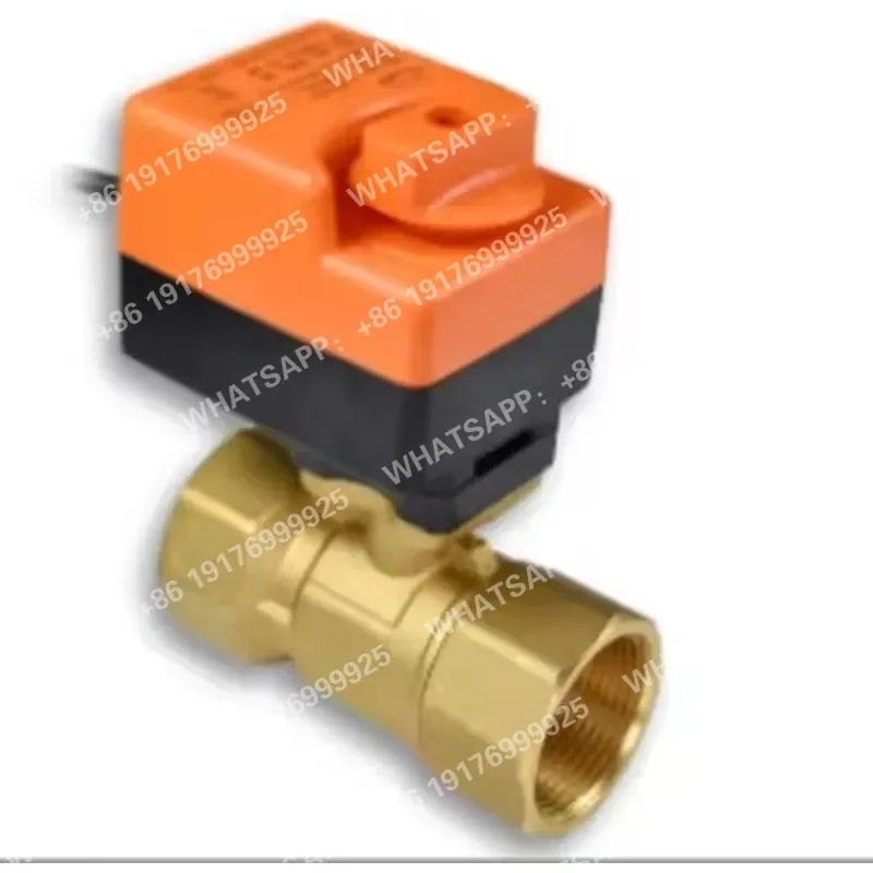 SR207 Dn25 Pn16 1'' Inch Mini Electric Electro Motor Manual in One Forged Brass Ball Valve