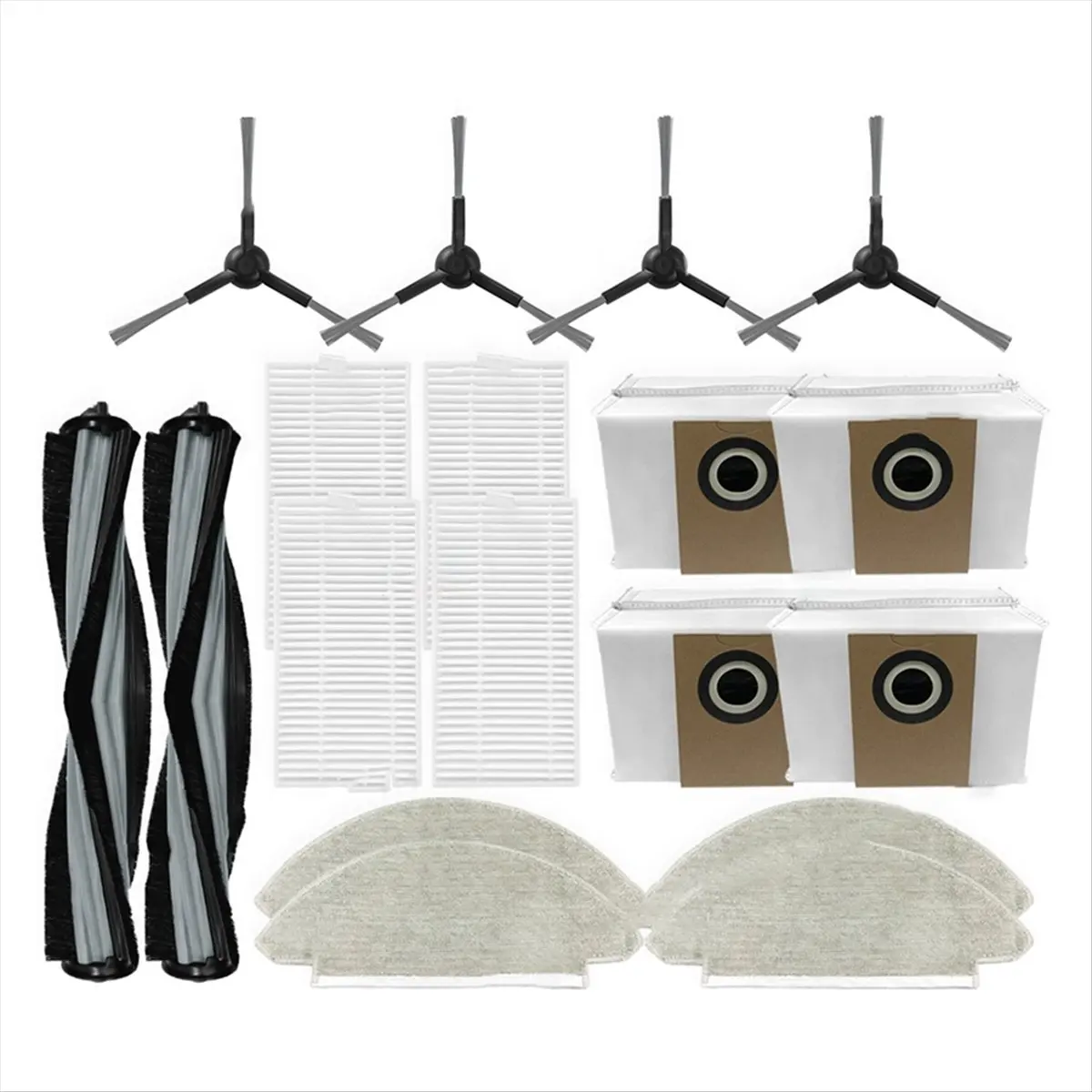 

Основная роликовая боковая щетка Hepa-фильтр для Alpha 2 Pro V-RVCLMD40B, сменные аксессуары для пылесоса, тканевый мешок для пыли [BWASCLIM]