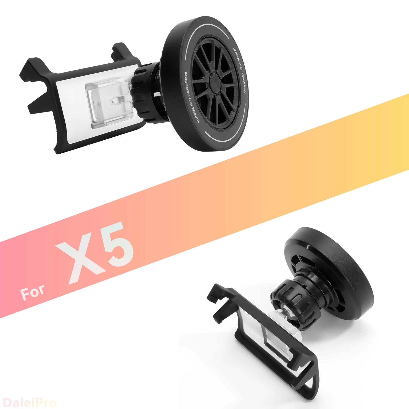 Maßgefertigte Magnetische Handyhalterung mit Luftstromkühlung für BMW X5 F15 2014 2015 2016 2017 2018, 360° Drehbar ° Schwenkbare Halterungsbasis – Detail 4